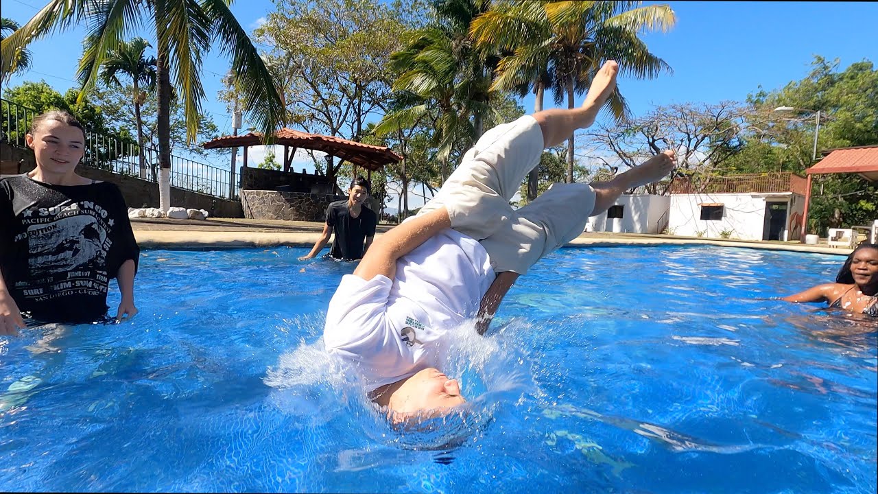 Water Balloon fight in Costa Rica