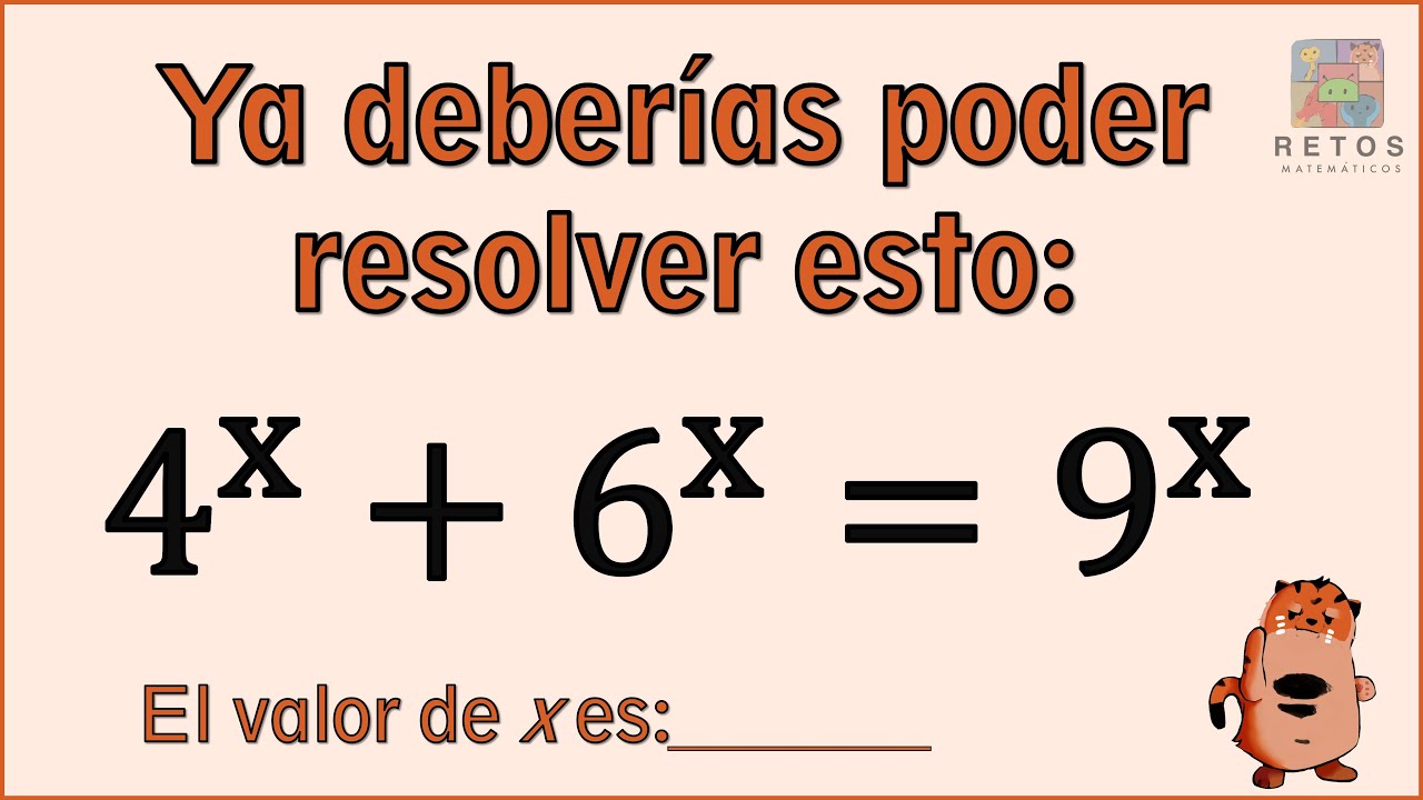 4^x + 6^x = 9^x | La respuesta dorada