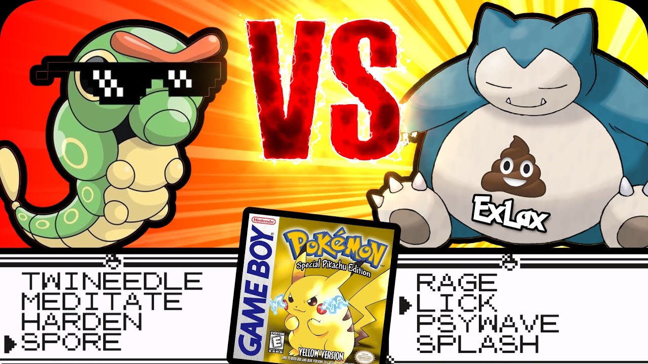 Which beats Yellow faster? The WORST Snorlax Versus a God-Tier Caterpie