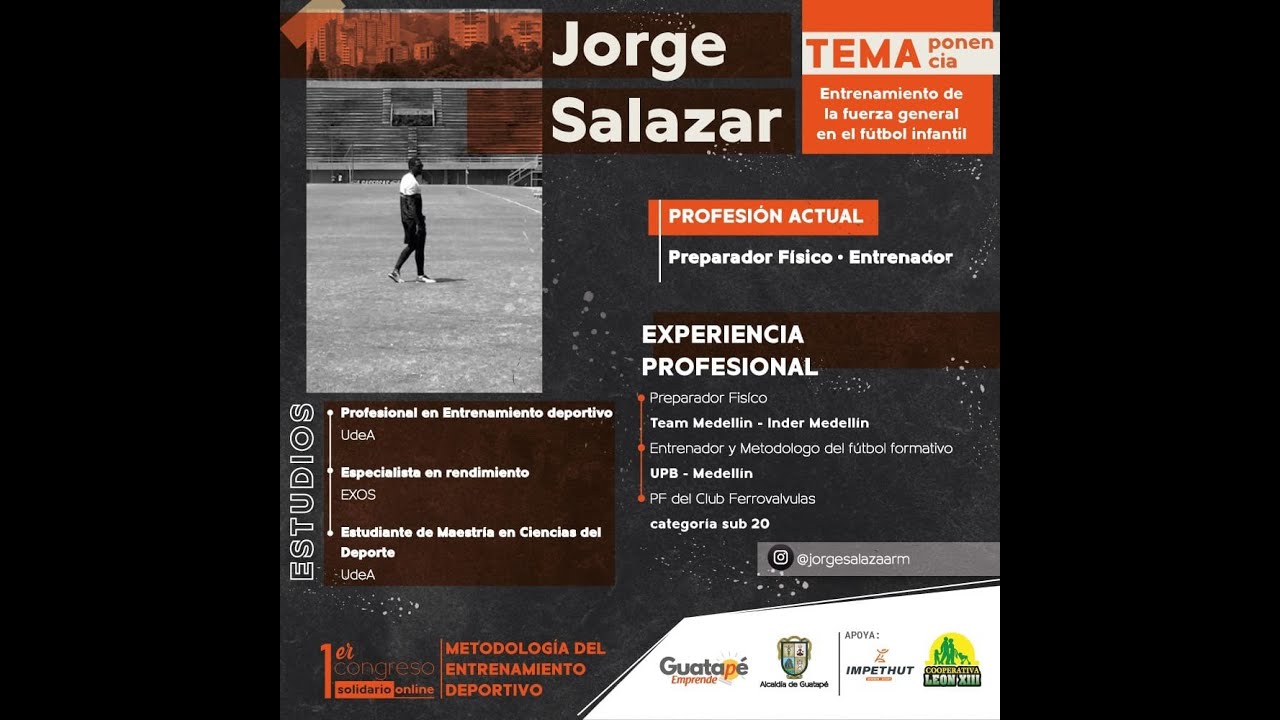 Entrenamiento de la fuerza general  en el Futbol Infantil |Jorge Salazar