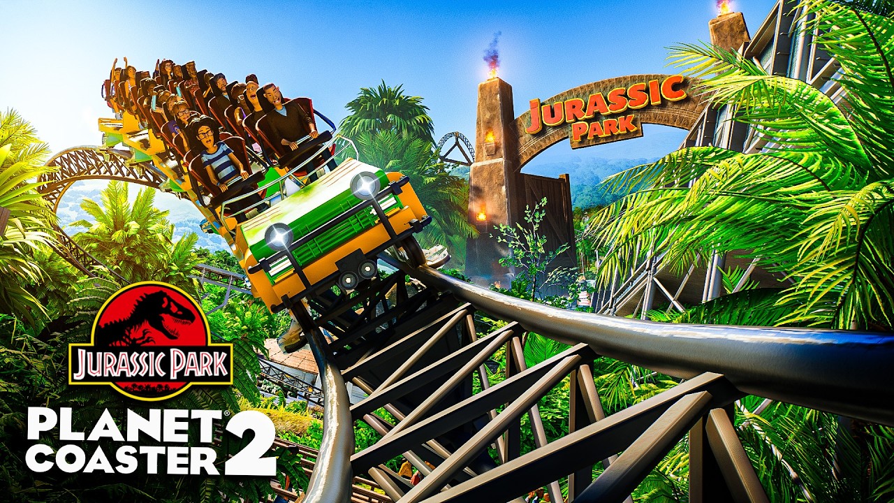 I Built JURASSIC PARK in Planet Coaster 2!