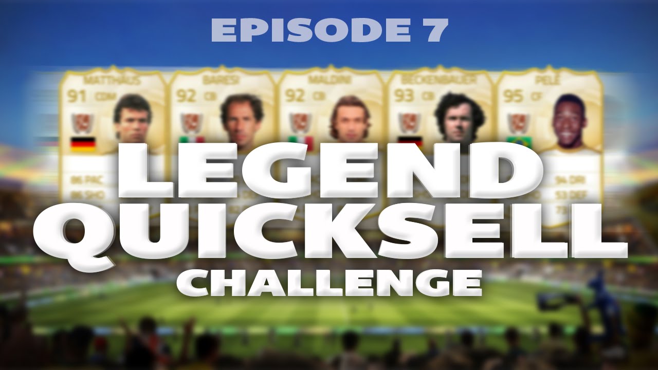 FIFA 15 LEGEND QUICKSELL CHALLENGE #7 IT'S GONNA BE AWESOME!