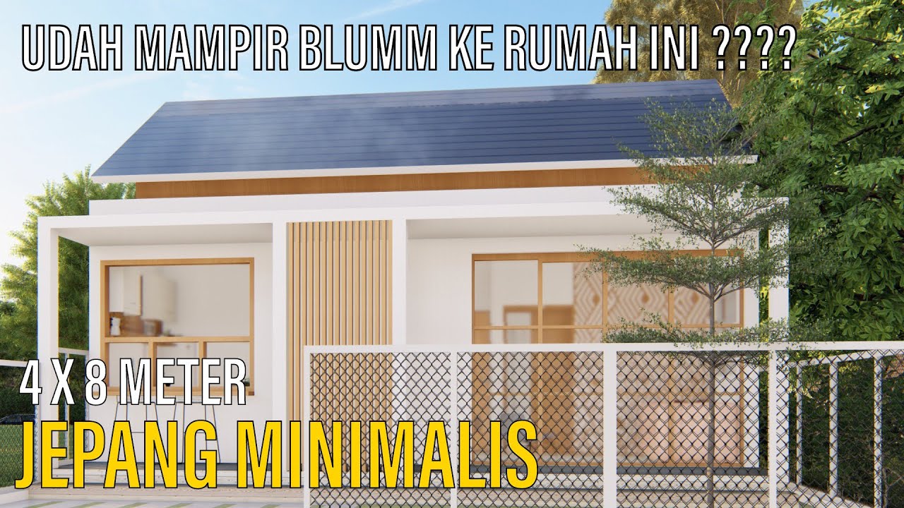 Rumah Melebar di Lahan 4x8 Meter ini Manis Banget (Tiny House Indonesia)