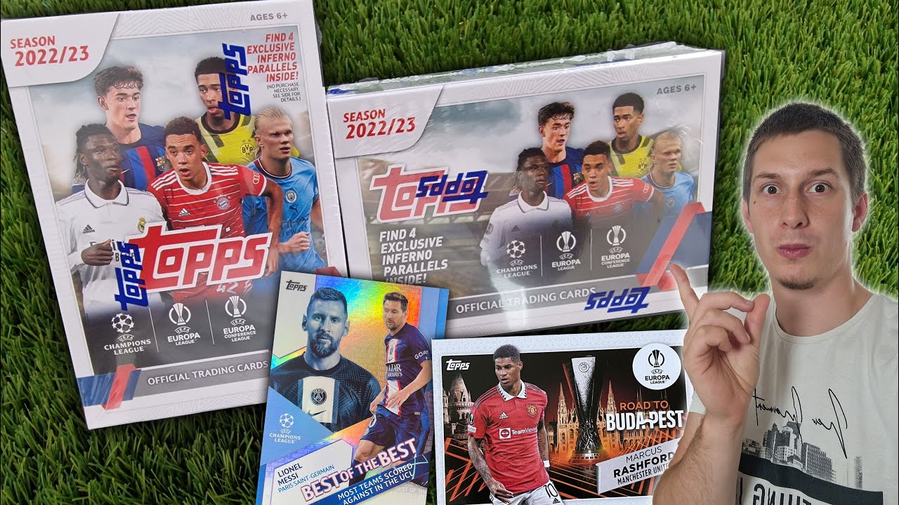 Topps UEFA Club 22/23 Dupla Blaster Doboz | Bontás