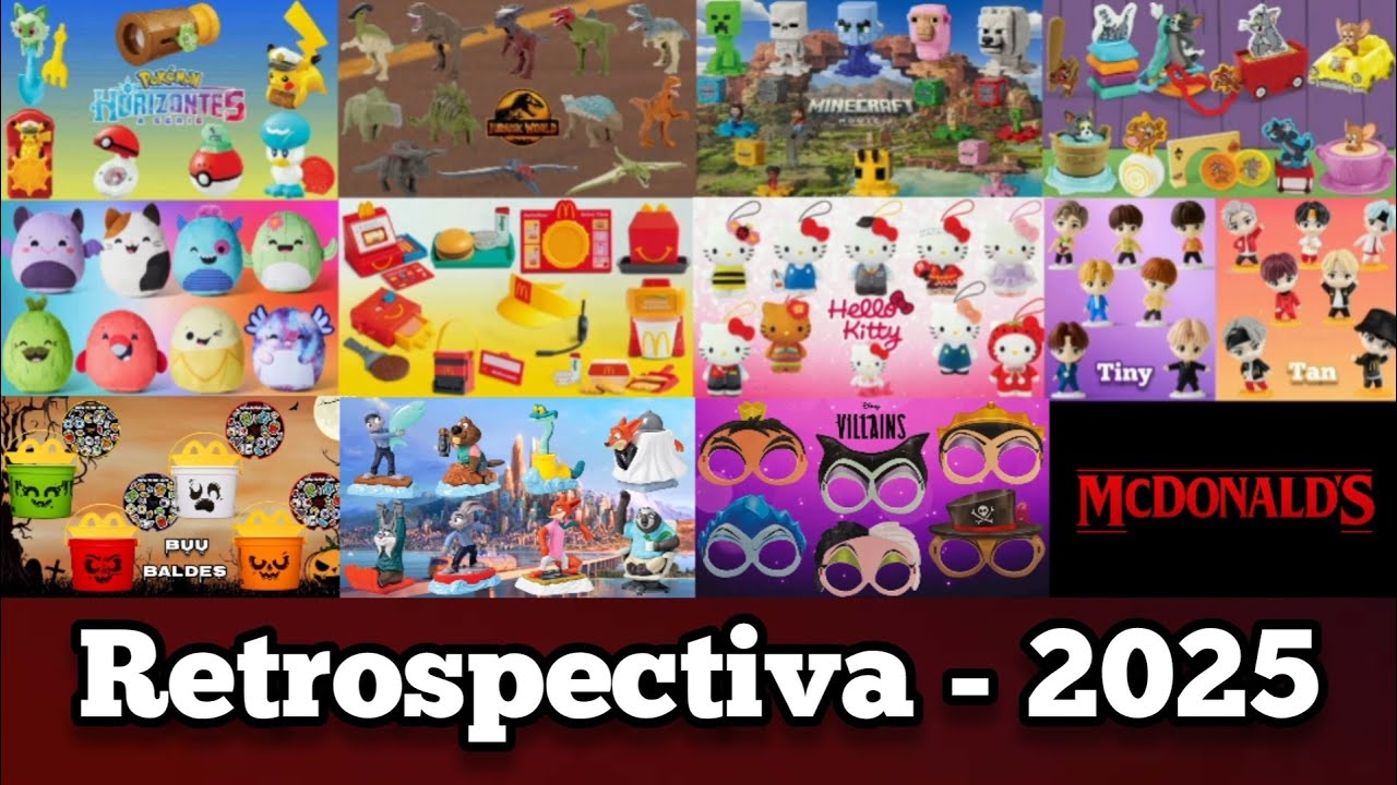 A Retrospectiva das coleções do Mclanche Feliz de 2025