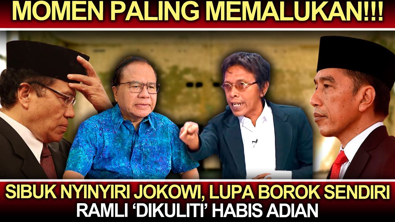 The Most Embarrassing Moment❗️Busy Sneering at Jokowi, Forgetting His Own Ulcer, Ramli Was 'Skinn...