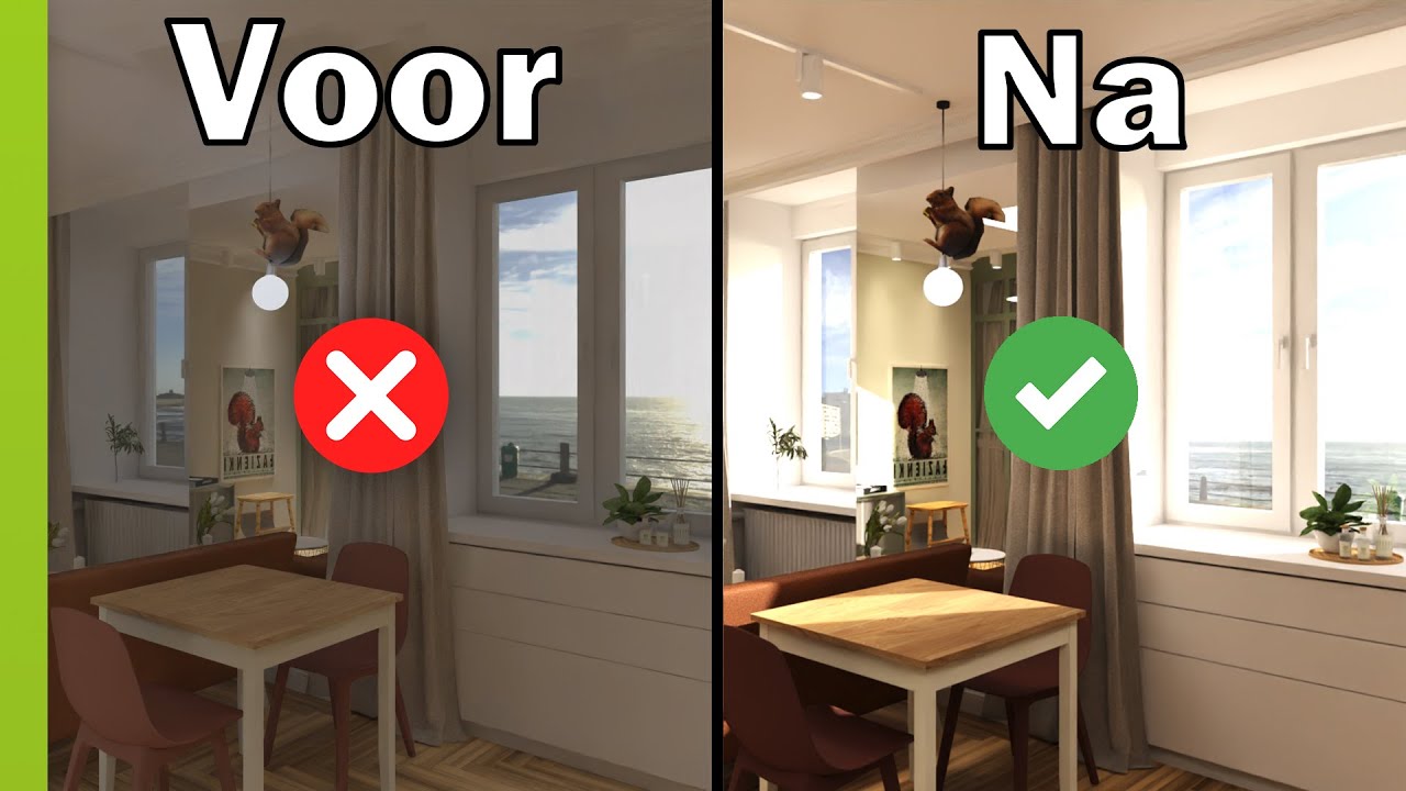 5 Tips voor een realistische render