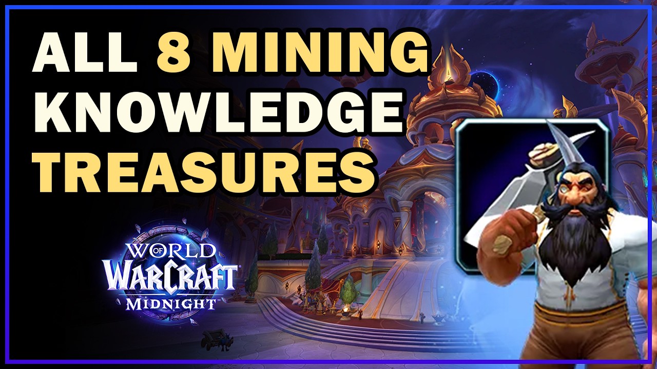 All 8 Mining Knowledge Treasures Locations | World of Warcraft Midnight