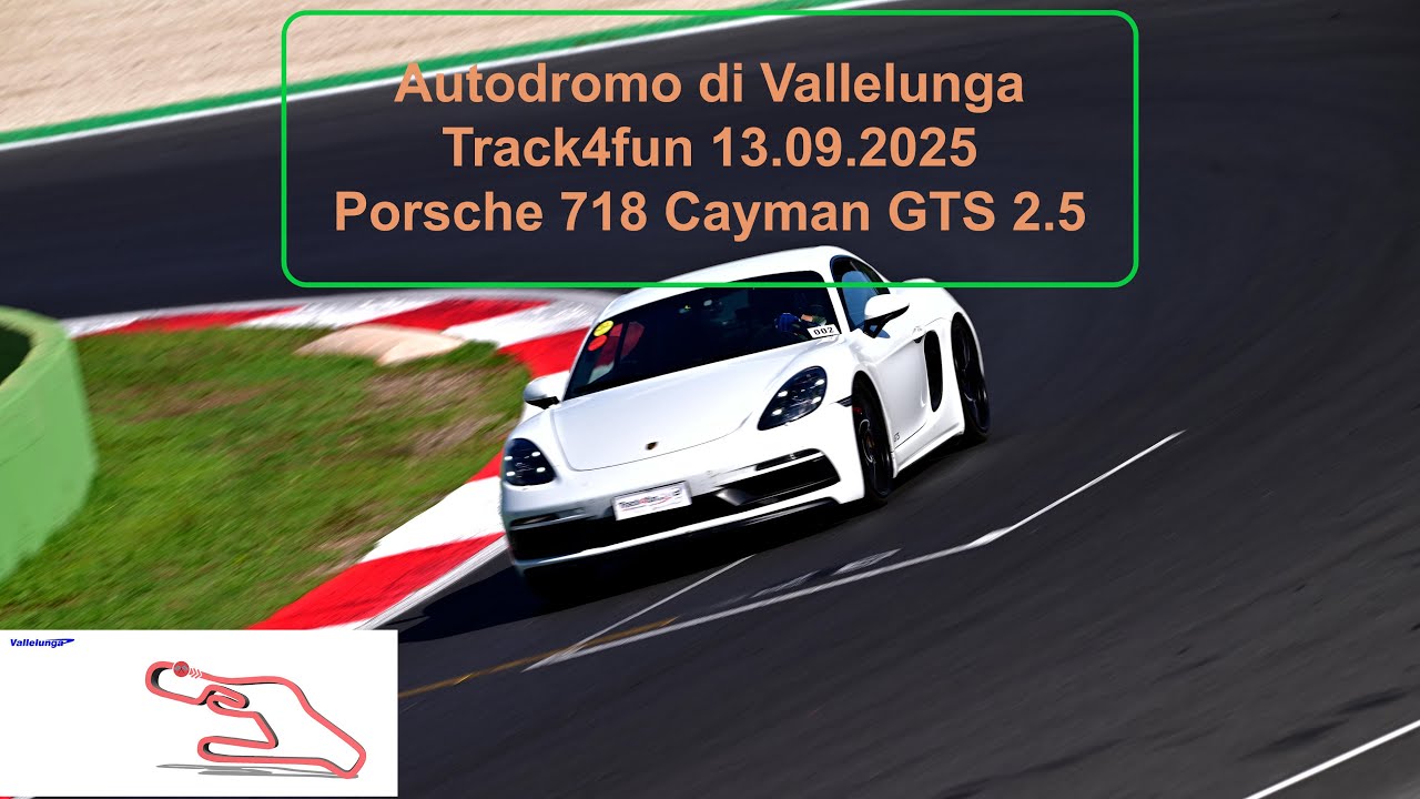 Vallelunga - Porsche 718 Cayman GTS 2.5 365 CV - 
