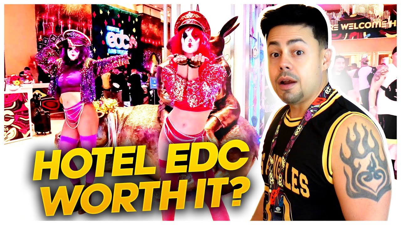 Is Hotel EDC Las Vegas REALLY Worth It? My Honest Review of This Unique Hotel Experience! 🤯