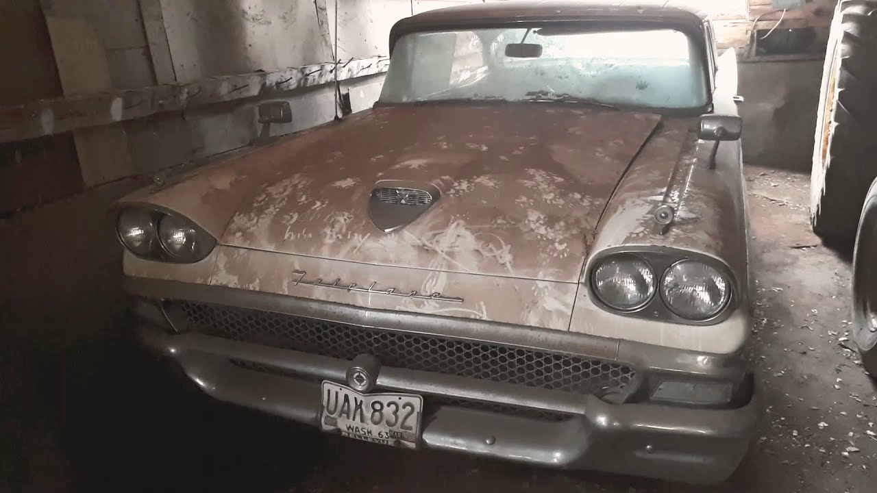 1958 fairlane 500 parked 37 years