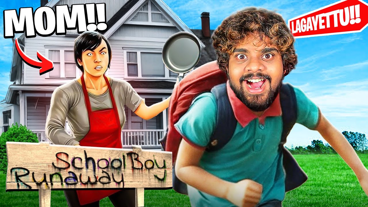 Parents Ki Dorikipoyanu 😭 |  School Boy Runaway Telugu Gameplay - Episode -1 | Sahara YT