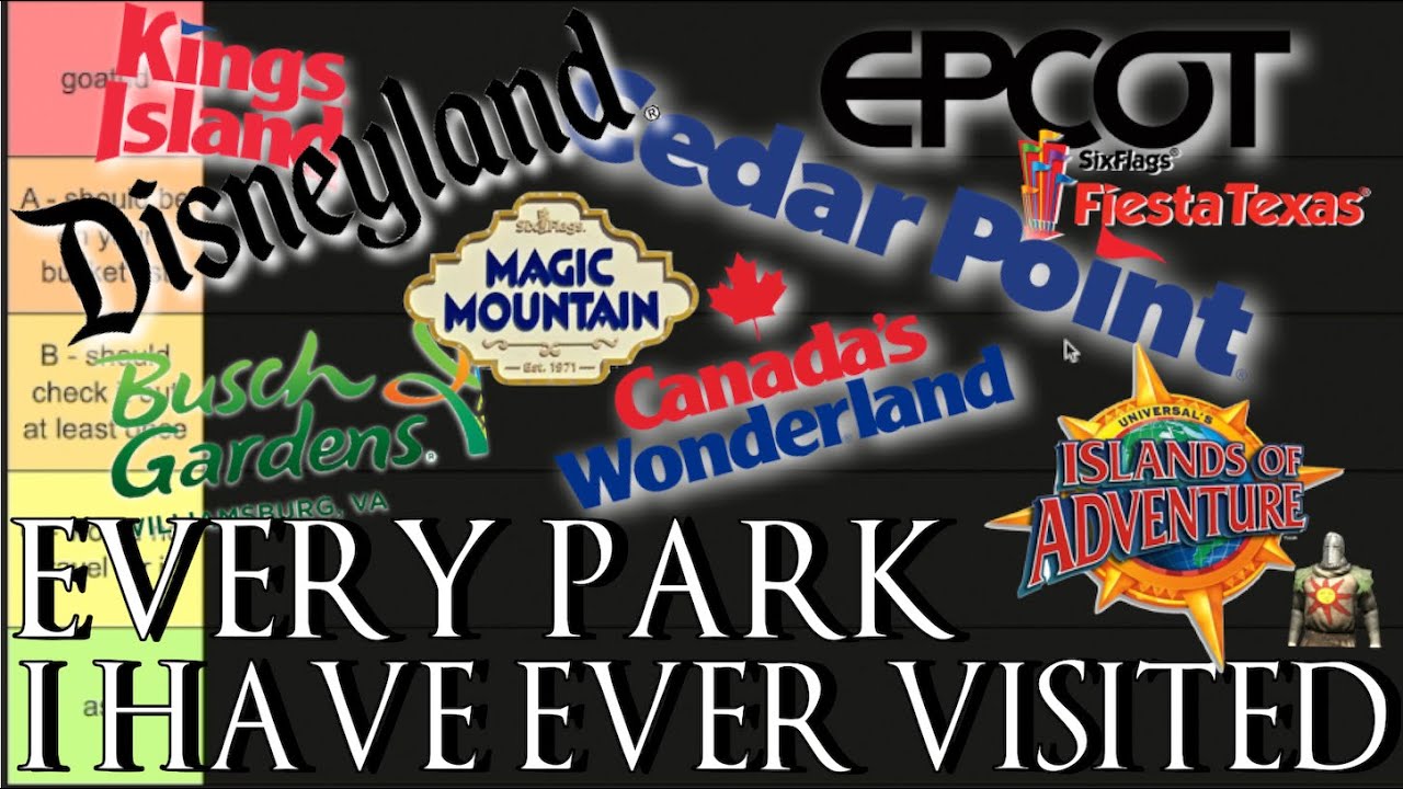 Все тематические парки, в которых я когда-либо был