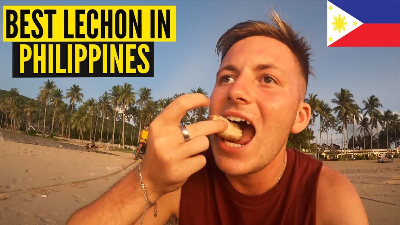 $2 Pork Lechon on Philippines Best Beach 🇵🇭