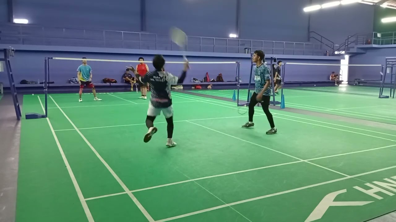 Badminton Men's Doubles Fun Match | BYAN / THUR VS  CENA / ICHIE – Racket Rockers Malang