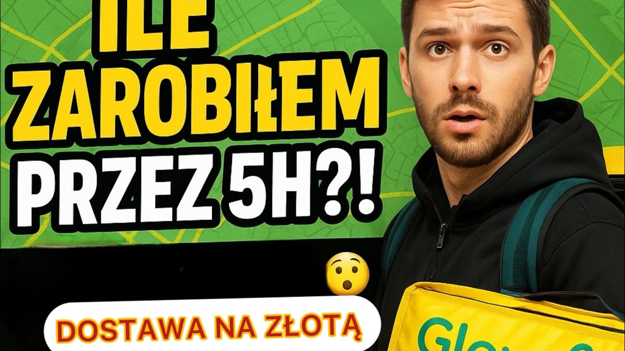 Ile zarobiłem przez 5h na Glovo i Uber Eats 🚴💸 SZOK! Kultura ludzi na ulicy 😮