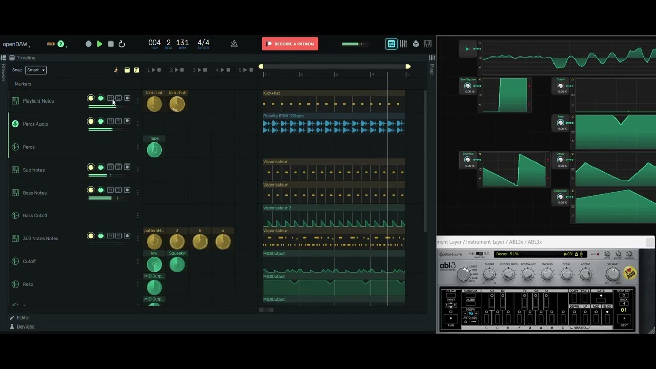 OpenDAW - MIDI - Total control!