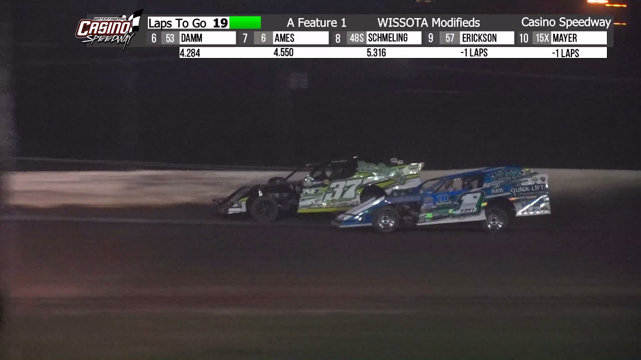 Casino 8/29/21 WISSOTA Modified Feature
