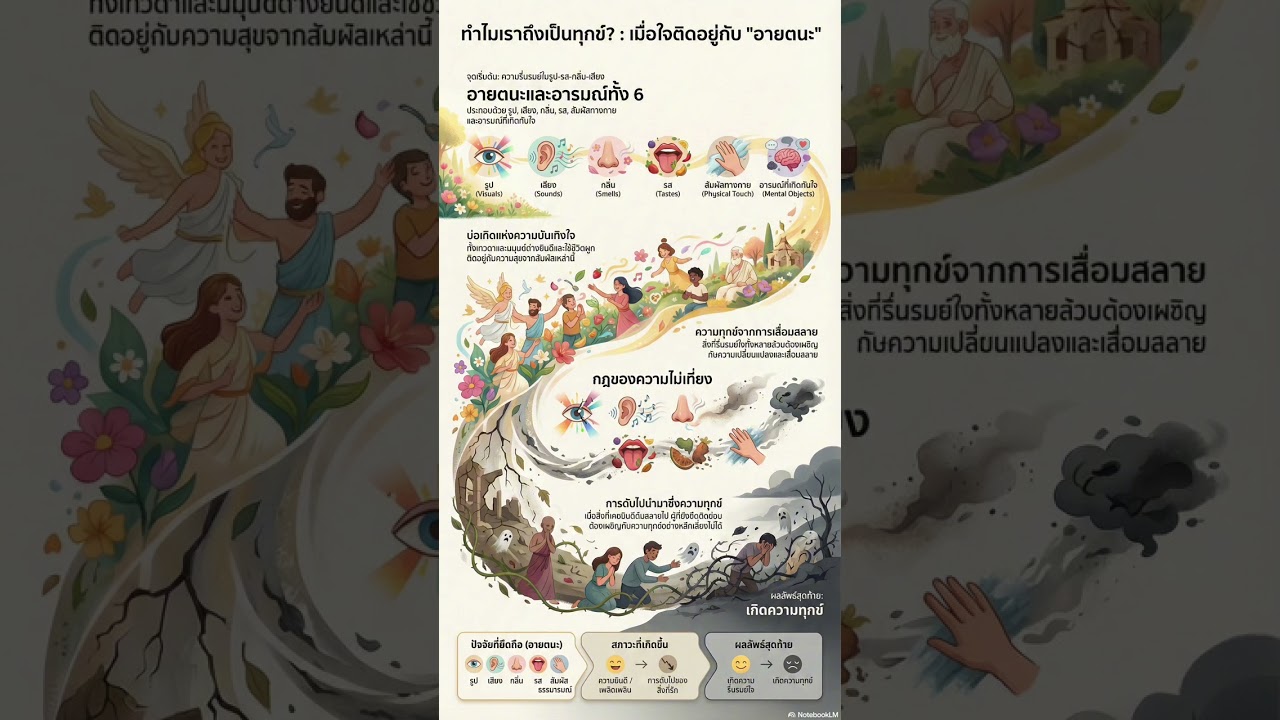 ทุกข์์เพราะติดอายตนะ