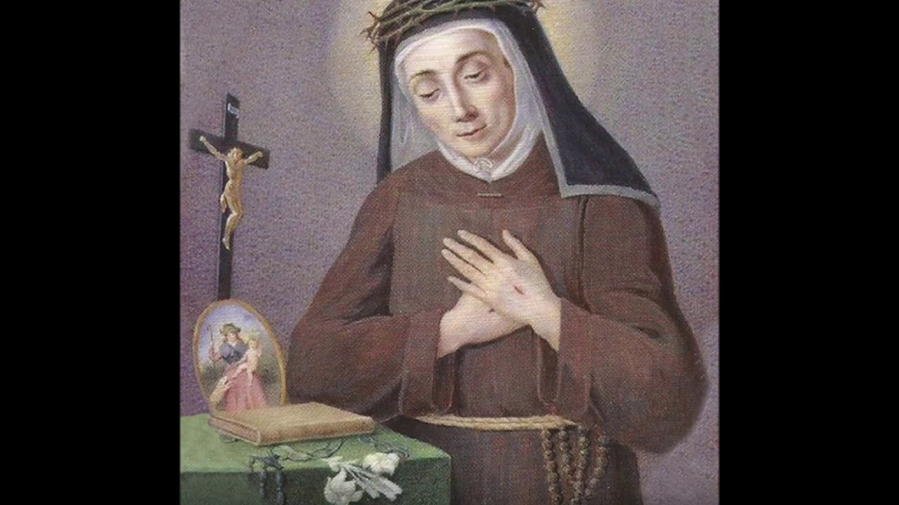 Santa María Francisca de las Cinco Llagas, estigmatizada