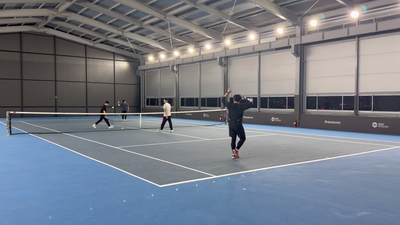 🎾신인부 연습경기🎾 2026.1.4. 종민,동규 vs 성호,진수 (오른쪽다리 정상아님😭 족저근막염)