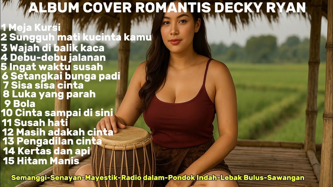 Album Cover Dangdut Romantis DECKY Ryan, Debu debu jalanan,Luka yang parah,Bola, Life In Indonenesia