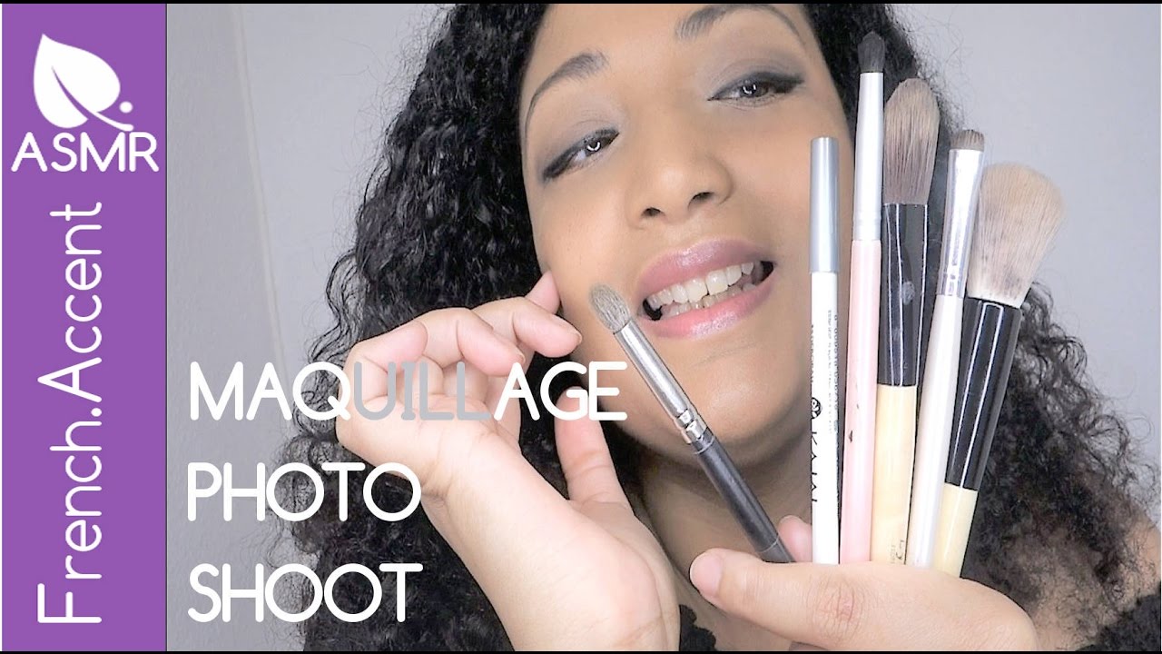 [ASMR français] Maquillage photoshoot professionnel de star ASMR  *mise de faux cils