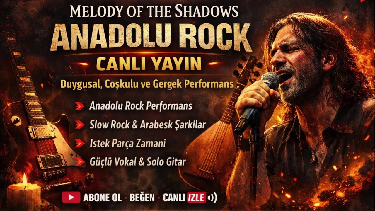 Anadolu Rock Gecesi | Harbi Şarkılar, Gerçek Duygular (Canlı)