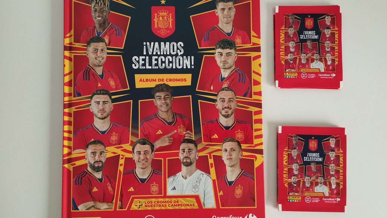 LAS COLECCIONES DEL OCIOSO 103:  PANINI CARREFOUR VAMOS SELECCIÓN ESPAÑOLA!!
