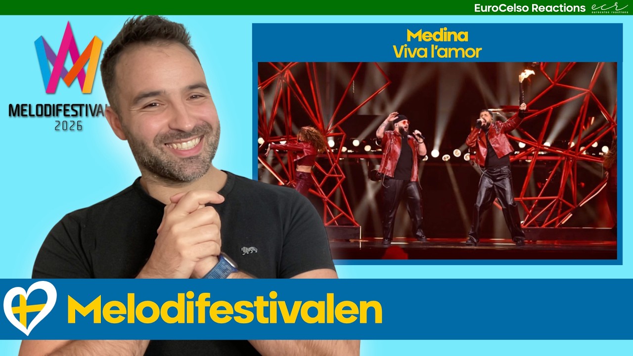 Первая реакция 🇸🇪: Медина &ndash; Viva l&rsquo;amor (Melodifestivalen 2026) Евровидение 2026 Швеция