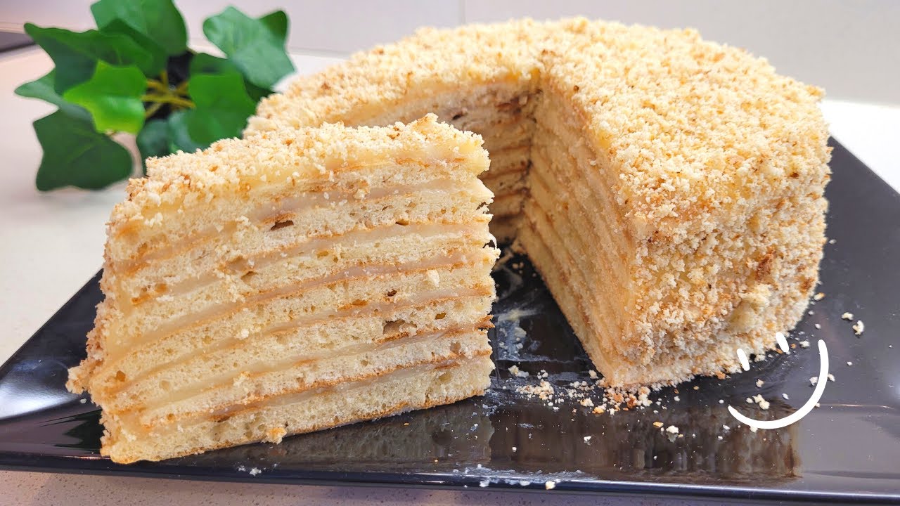 НАПОЛЕОН ИЗ ТВОРОГА на Сковороде! БЕЗ ДУХОВКИ ! Просто и Очень Вкусно!