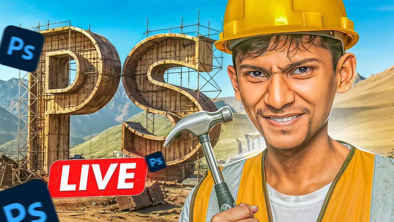 Making Thumbnails Live for Clients | Photoshop Live stream