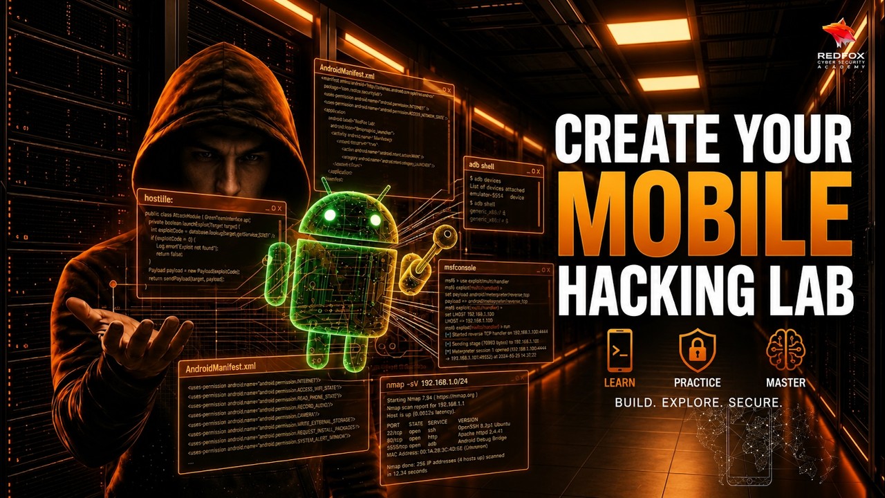 Создание вашей первой лаборатории для пентеста Android | Полное руководство по настройке