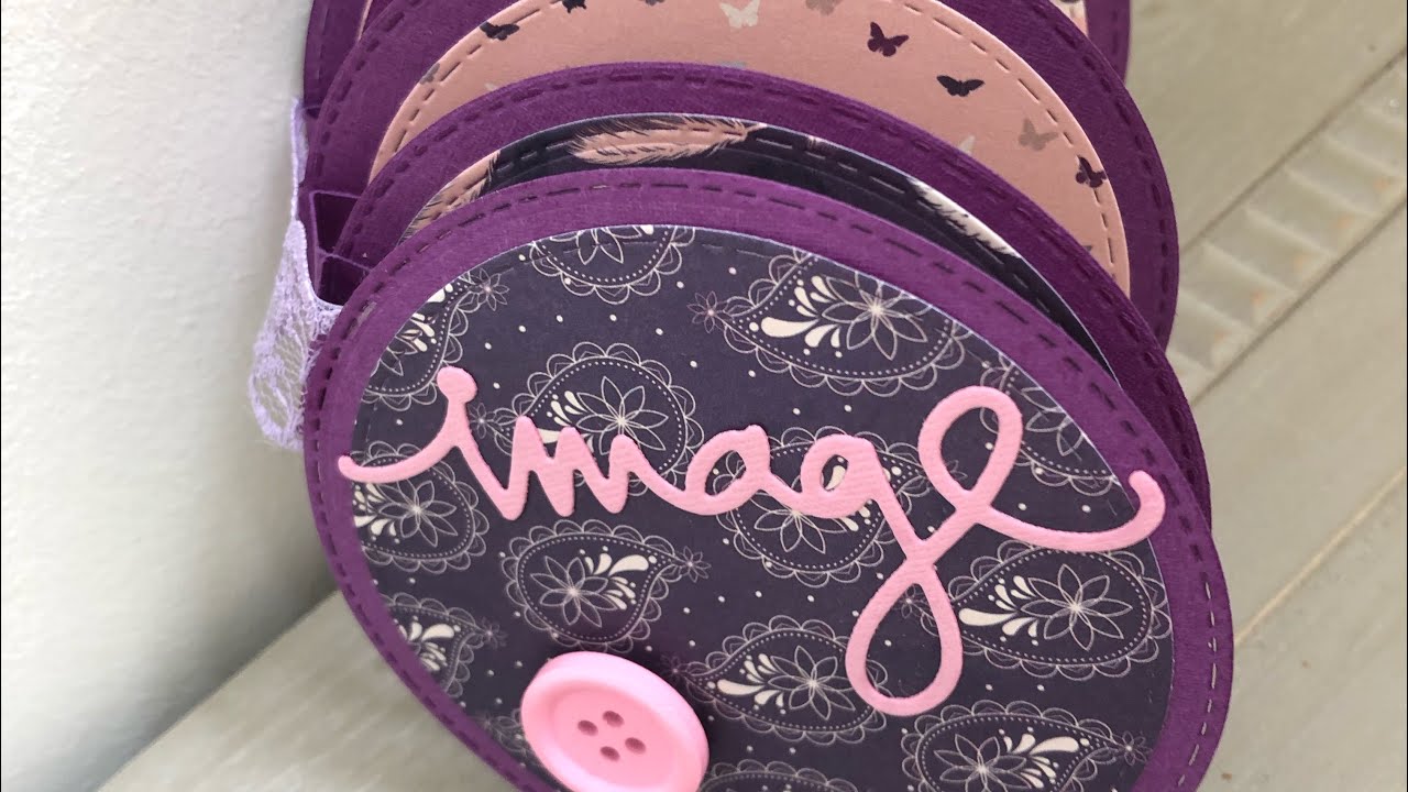 TUTO MINI ALBUM ROND