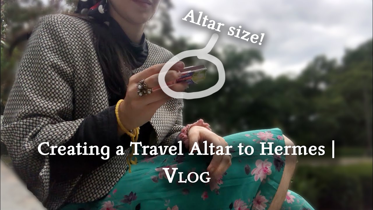 Creating a Travel Altar to Hermes | VLOG