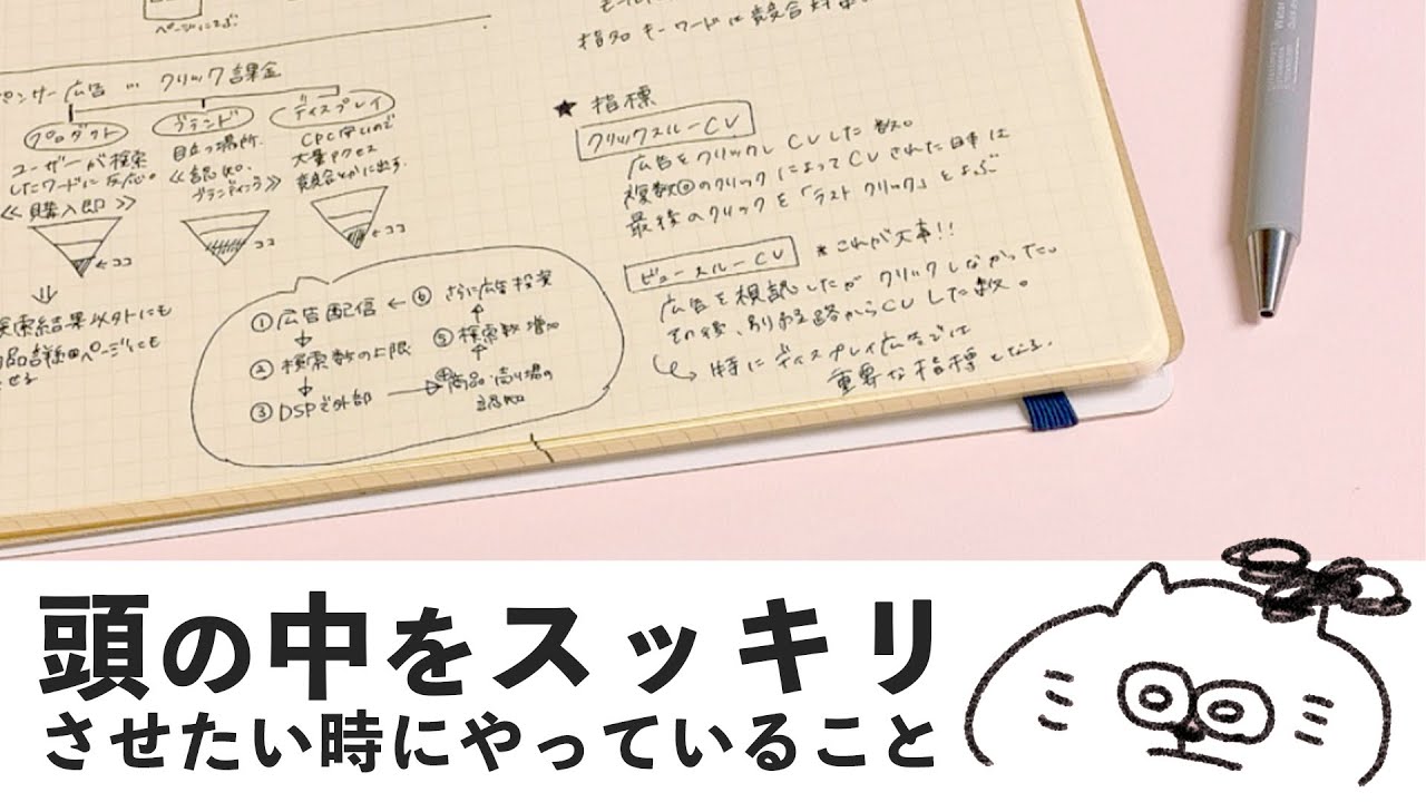 【頭の中をスッキリ整理！】モヤモヤ・イライラ・パツパツ別の対処方法を紹介します