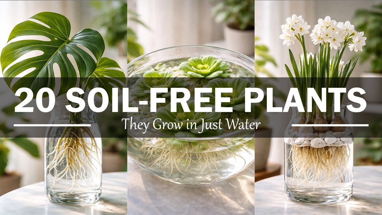 20 Indoor Plants That Grow In Water Forever (No Soil Needed)