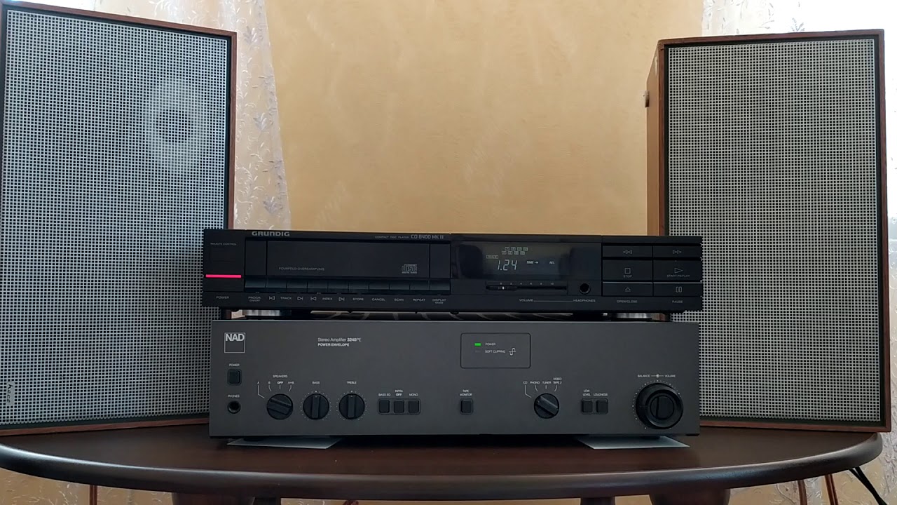 Another brick in the wall - Pink Floyd (NAD 3240 PE + Grundig CD8400MKII + Heco P3001)