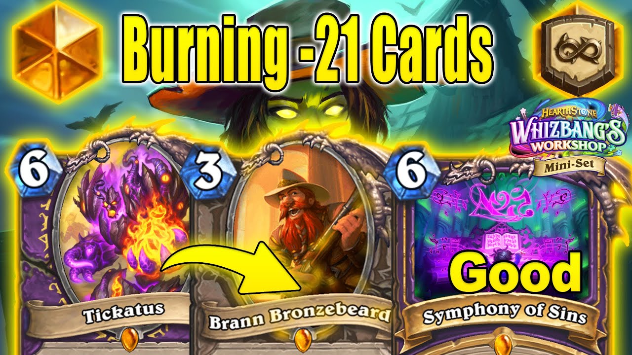 Burning and Eating Decks With Tickatus Control Warlock At Whizbang's Workshop Mini-Set | Hearthstone