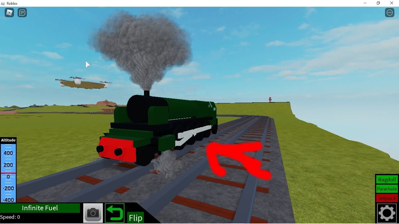 Steam train wheel tutorial - Plane Crazy