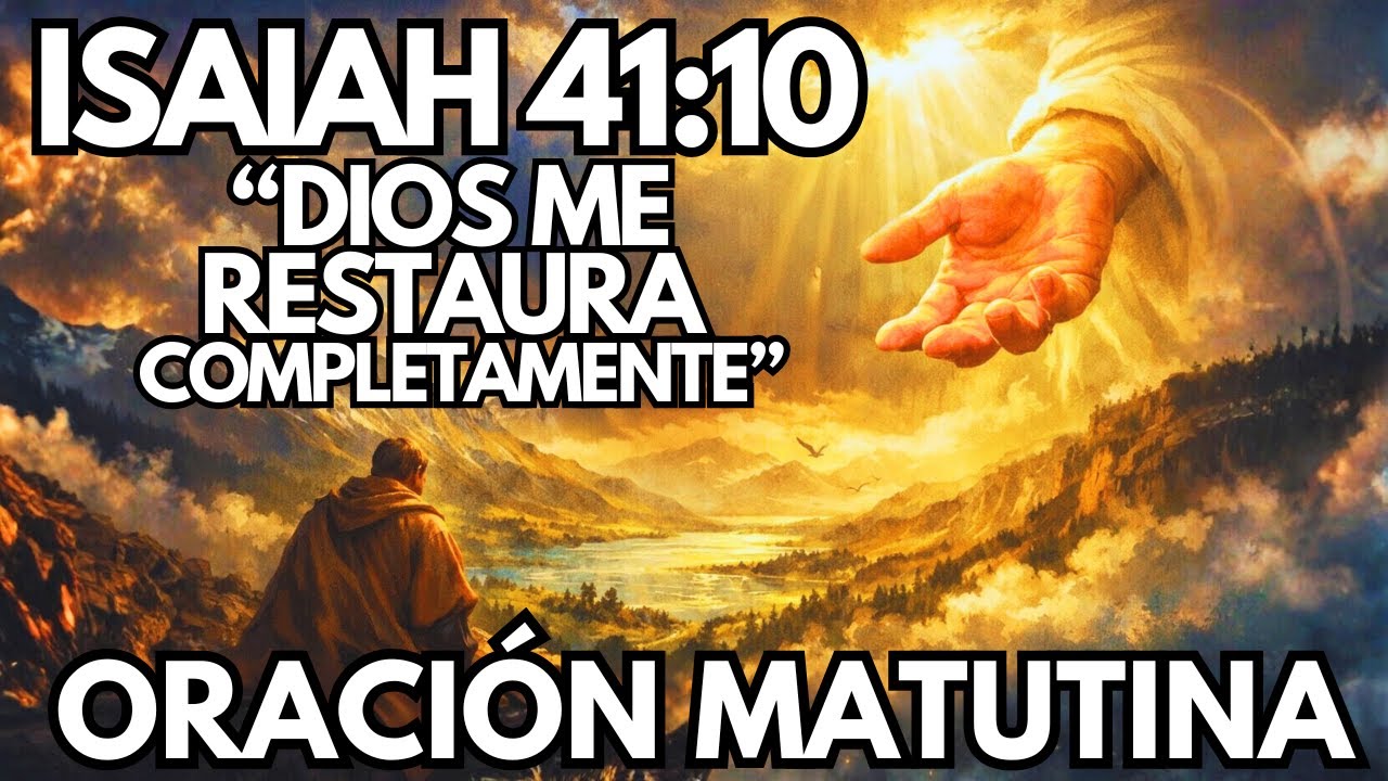 Isaías 41:10 | Oración Poderosa para Vencer el Miedo y Confiar en Dios