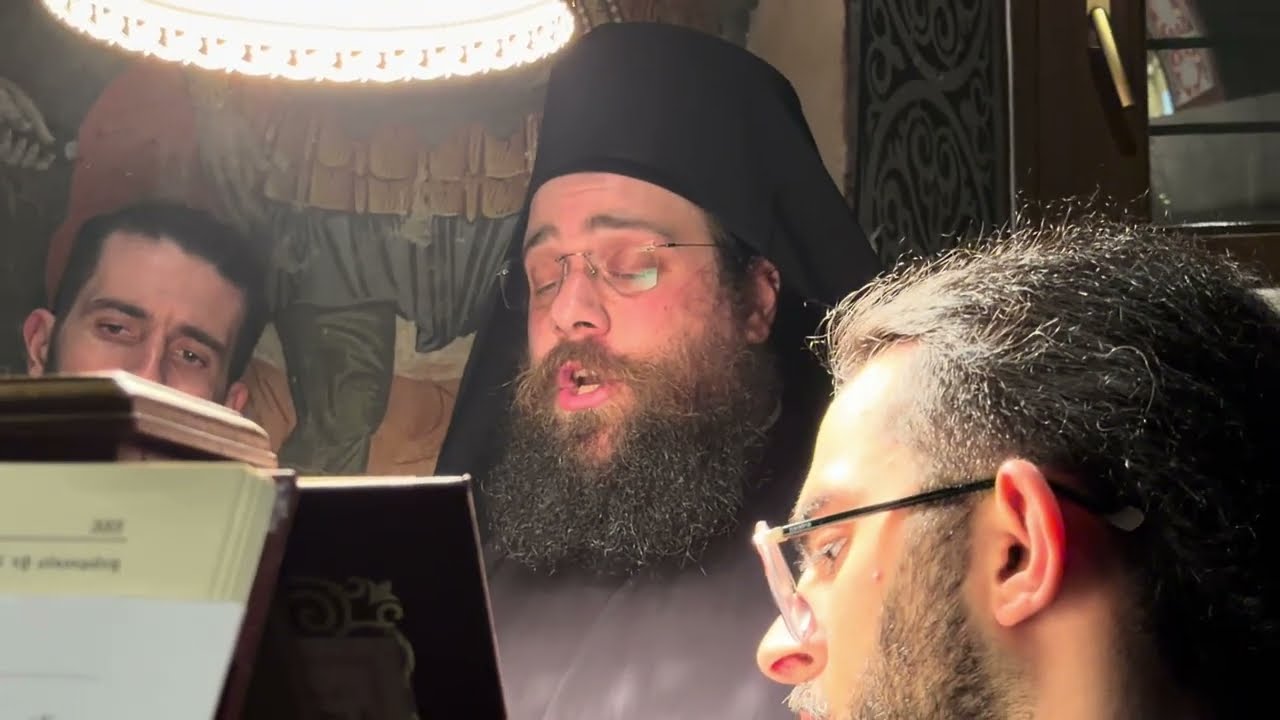 Των Αγίων Πατέρων ο χορός￼ ηχ. πλ. δ’ ~ π.Χερουβείμ Τσίνογλου 
