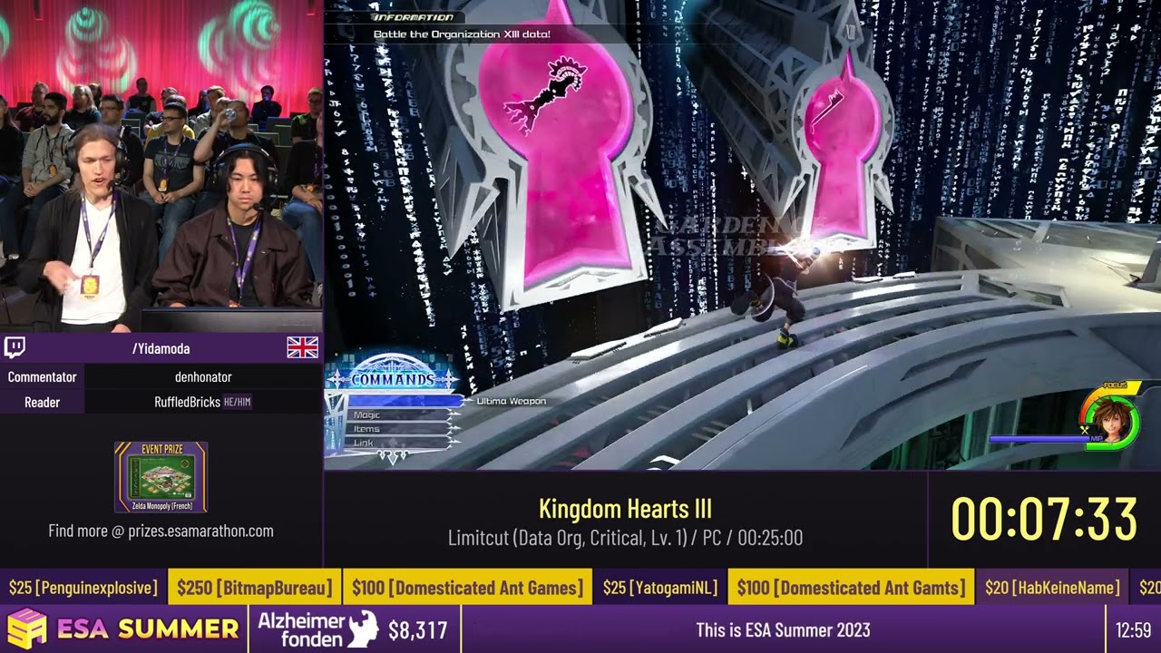 Kingdom Hearts III [Limitcut (Data Org, Critical, Lv. 1)] by Yidamoda - #ESASummer23