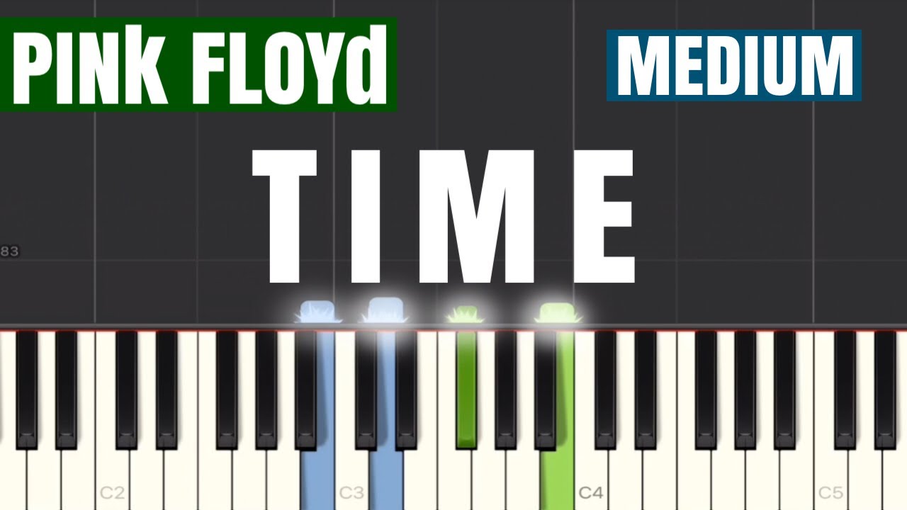 Pink Floyd - Time Piano Tutorial | Medium