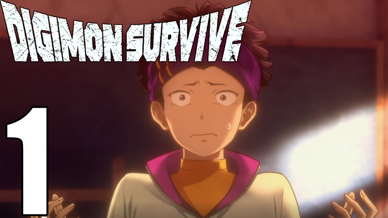 Digimon Survive Pt1 (Common Route 1/4) - Intro Scenes! School Trip Gone Wrong! Digimon Attacking Us!
