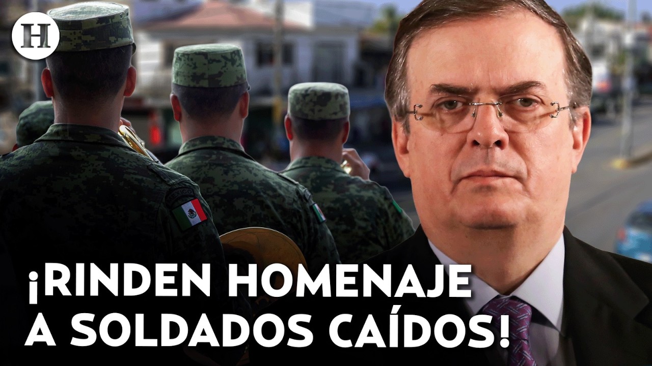 Ebrard pidió un minuto de silencio en honor a soldados caídos en operativo contra “El Mencho”