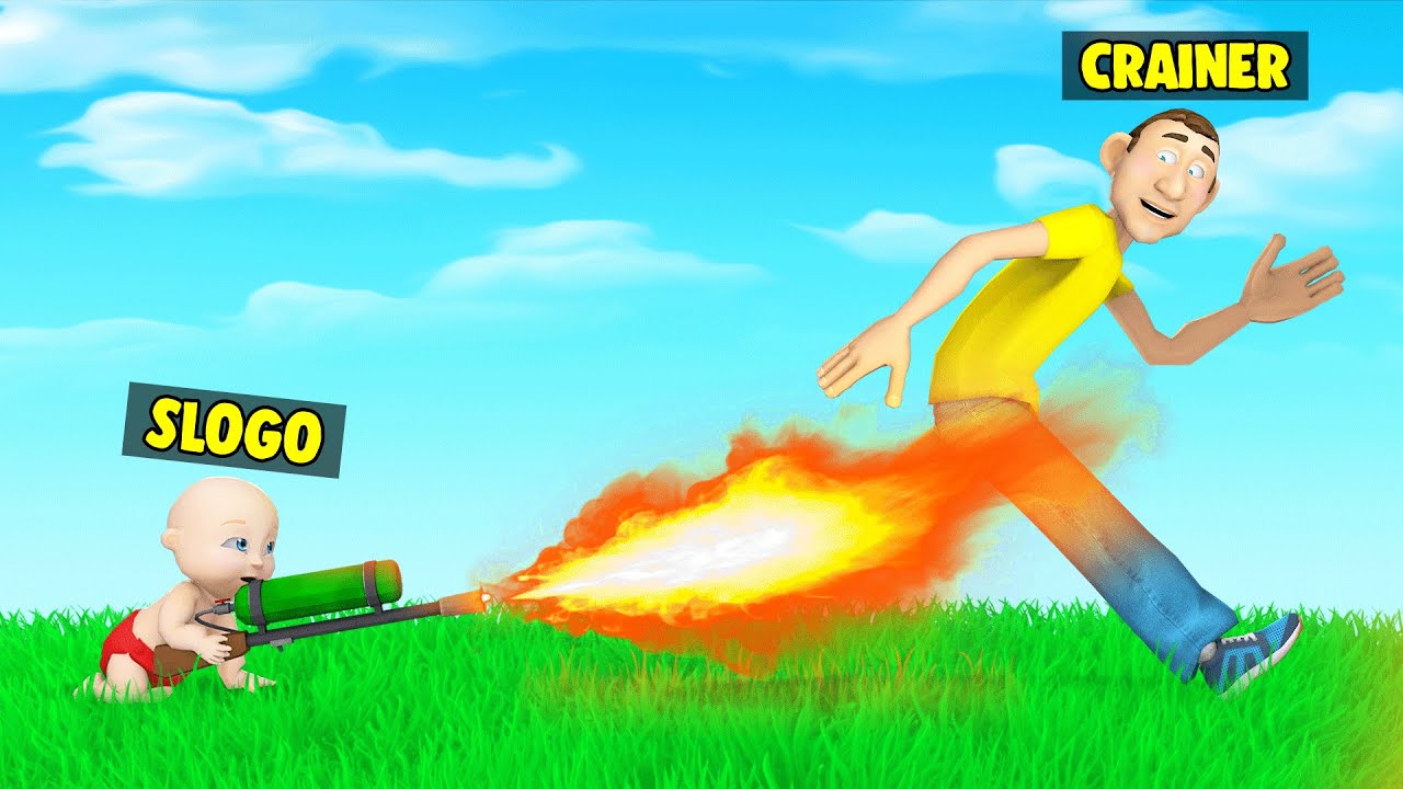 BABY SLOGO + FLAMETHROWER = Bad Idea! (Who's Your Daddy 2.0)