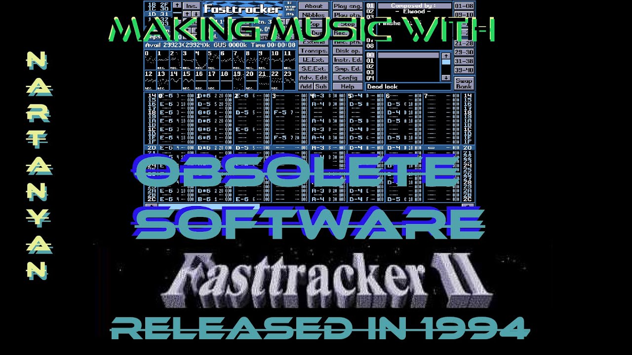 -- Music Software from 1993!! -- Fast Tracker 2