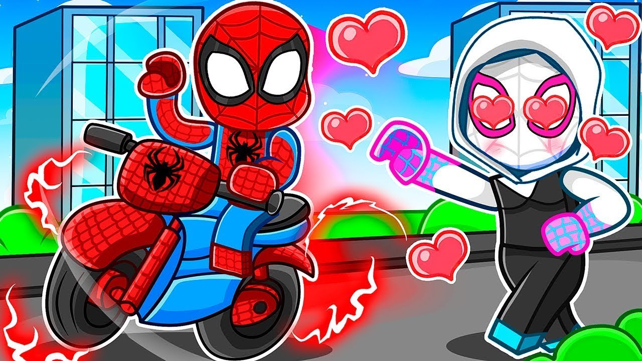 Flertando Com Garotas Usando uma MOTOCICLETA DO HOMEM-ARANHA no Roblox Driving Empire!