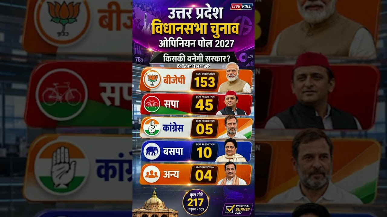UP Election 2027 Opinion Poll BJP vs SP कौन बनाएगा सरकार? | Uttar PradeshSurvey 2027 #upelection